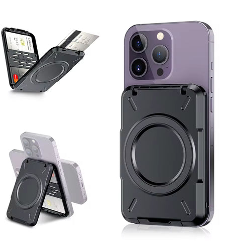 Magnetic Wallet &Card Holder with RFID Blocking Function for Iphone 17 16 15 14 Pro/ Pro Max/13 Pro Max/13 12 Pro Magsafe Wallet