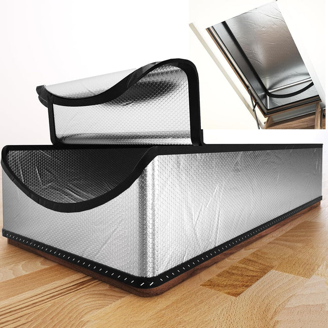 Attic Stairs Insulation Cover 25"X54"X11", Attic Door Insulation Cover, R-Value 15.5 Attic Hatch Insulation, Class a Fireproof Attic Tent Ladder Insulation Cover Kit