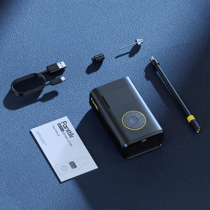 Portable Tire Inflator: Smart ON/OFF Hose Design
