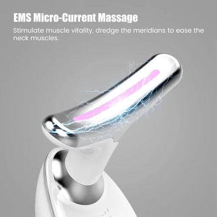 7-in-1 LED Face & Neck Lifter – Sculpt, Tighten & Glow