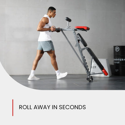 Multi-Functional FID Weight Bench for Full All-In-One Body Workout – Hyper Back Extension, Roman Chair, Adjustable Ab Sit up Bench, Incline Decline Bench, Flat Bench