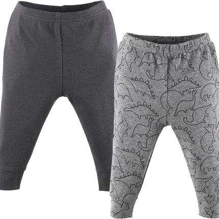 Baby Pants for Boys, 5 Pack Set, Camo Dinosaur, Newborn to 24 Month Sizes