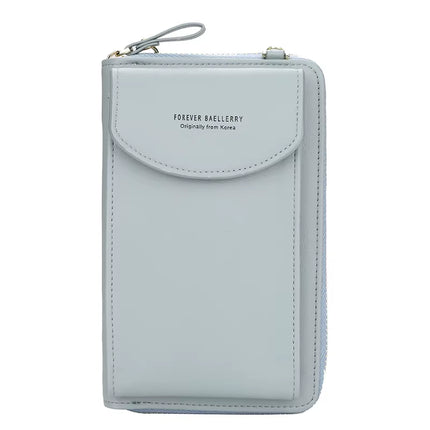 Elegance On-the-Go – Luxe PU Leather Crossbody Shoulder Bag with Phone & Card Organizer