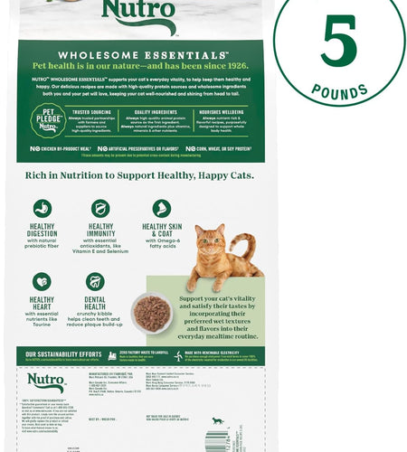 Wholesome Essentials Adult & Senior Dry Cat Food, Chicken