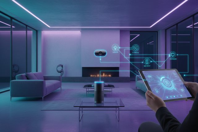 Smart home technology visualization